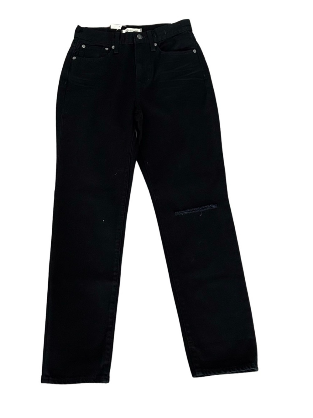Madewell The Perfect Vintage High Rise Straight Jeans | Black | Size 24 | NWT